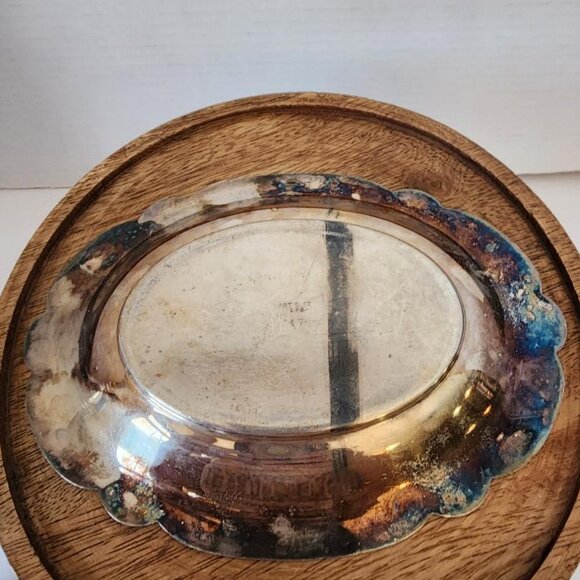 Arts Co Silver Plate #47 Oval Dish With Lid - Picture 4 of 5
